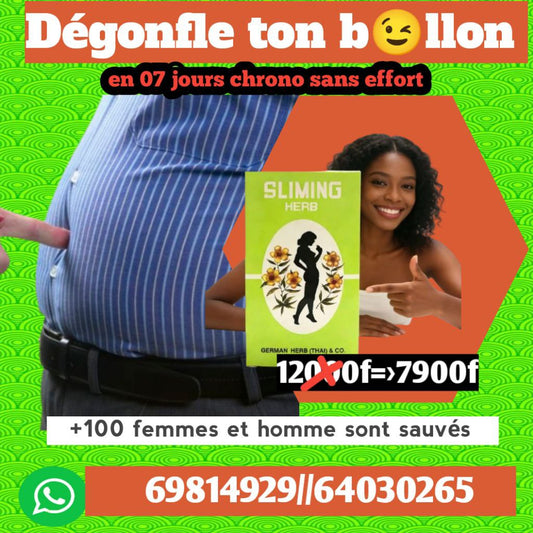 🌿 SLIMING HERB – Thé Détox & Minceur Naturel